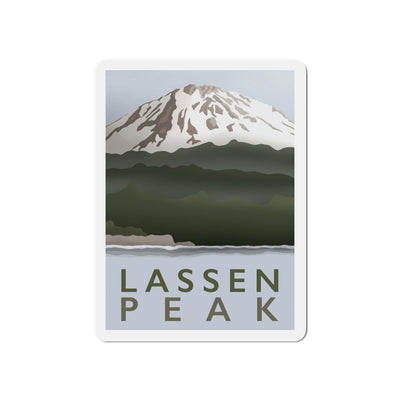 Lassen Peak Minimalist Magnet, Home Decor, Printify, Home & Living, Magnets, Magnets & Stickers, Valentine's Day promotion, Laura Christine Photography & Design, laurachristinedesign.com