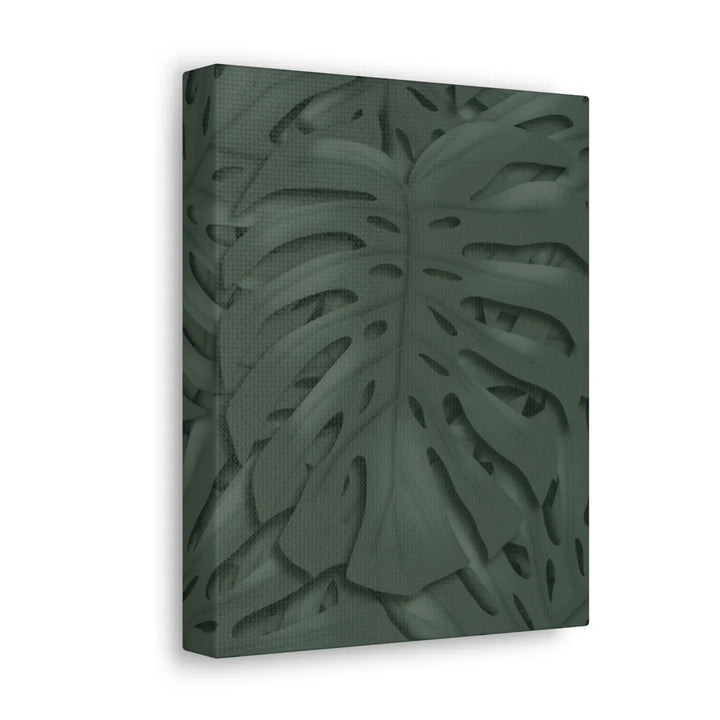 Monstera Canvas Art | Tropical Leaf Canvas Art Print - Matte Finish & Durable Cotton