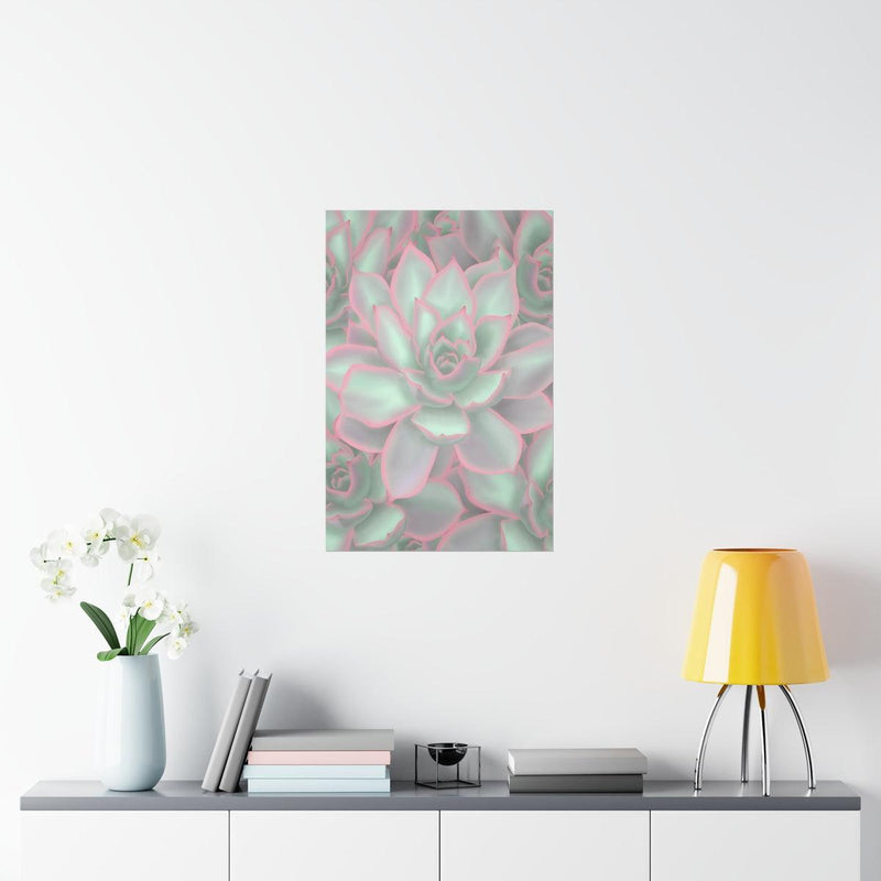 Echeveria Violet Queen Succulent Print, Poster, Laura Christine Photography & Design, Back to School, Home & Living, Indoor, Matte, Paper, Posters, Valentine&