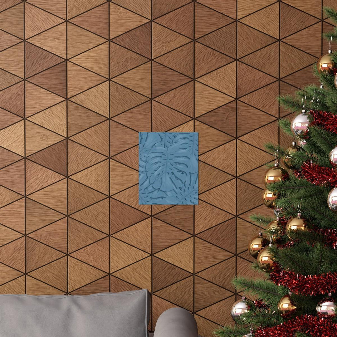 Cerulean Blue Monstera Print, Poster, Laura Christine Photography & Design, Back to School, Home & Living, Indoor, Matte, Paper, Posters, Valentine's Day promotion, Laura Christine Photography & Design, laurachristinedesign.com