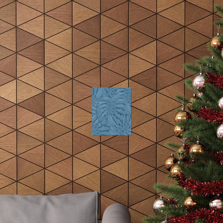 Cerulean Blue Monstera Print, Poster, Laura Christine Photography & Design, Back to School, Home & Living, Indoor, Matte, Paper, Posters, Valentine's Day promotion, Laura Christine Photography & Design, laurachristinedesign.com