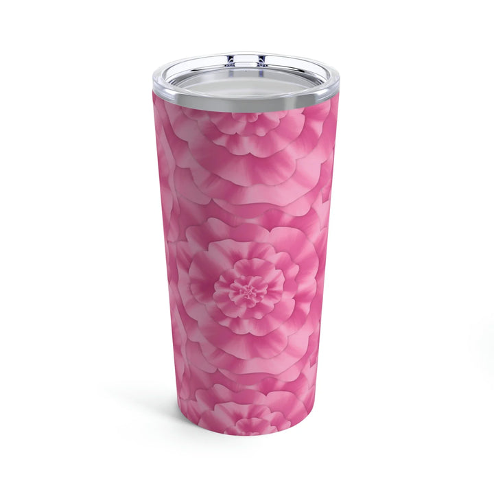 Peony Flower Tumbler | 20 oz Travel Coffee Tumbler – Stainless Steel, Vacuum Insulated Design