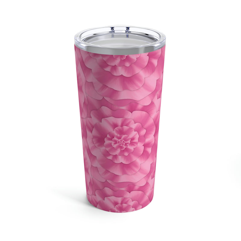 Abstract Peony Flower Tumbler