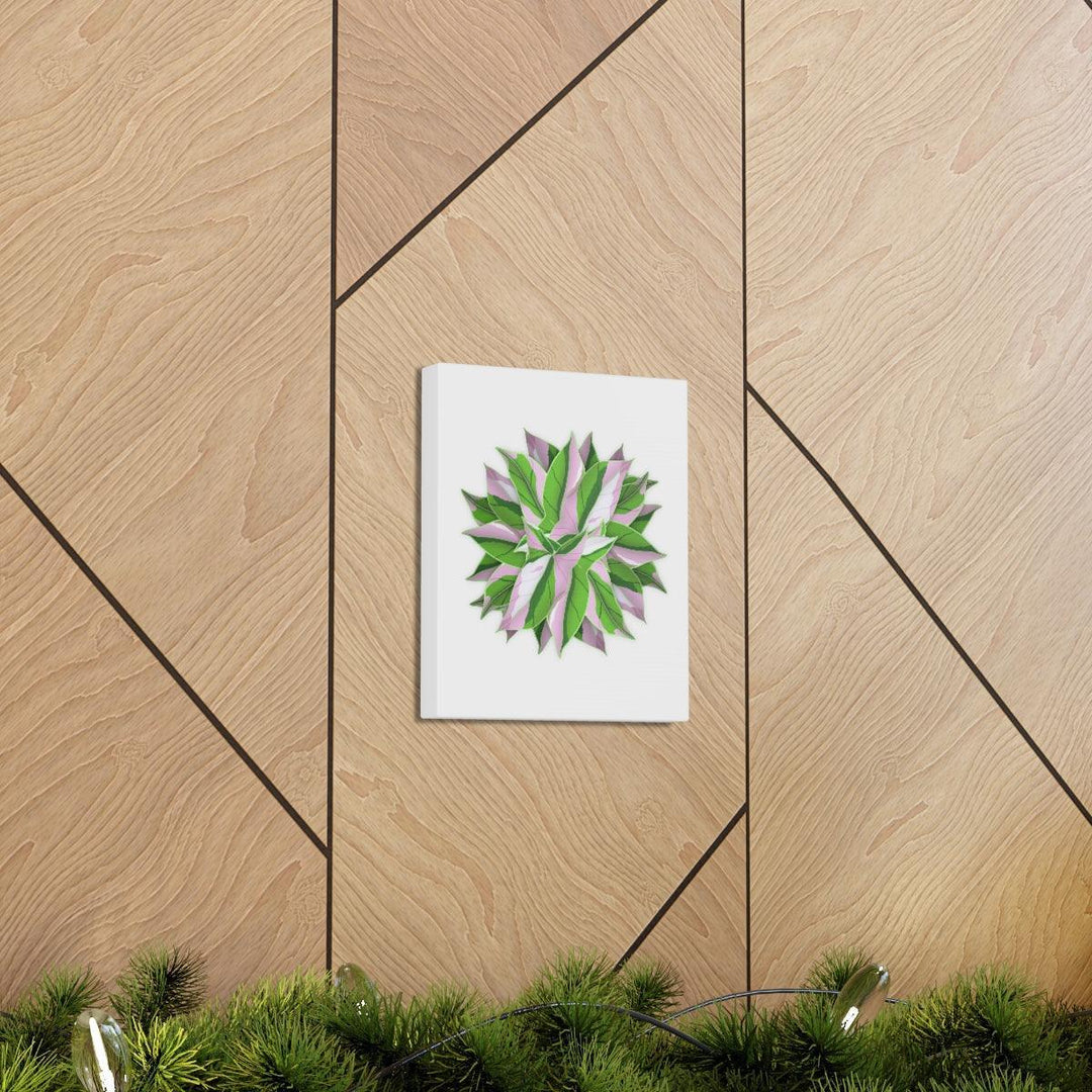 Tricolor Syngonium Canvas - Durable Canvas Art Print With Matte Finish & Botanical Design - Laura Christine Photography & Design