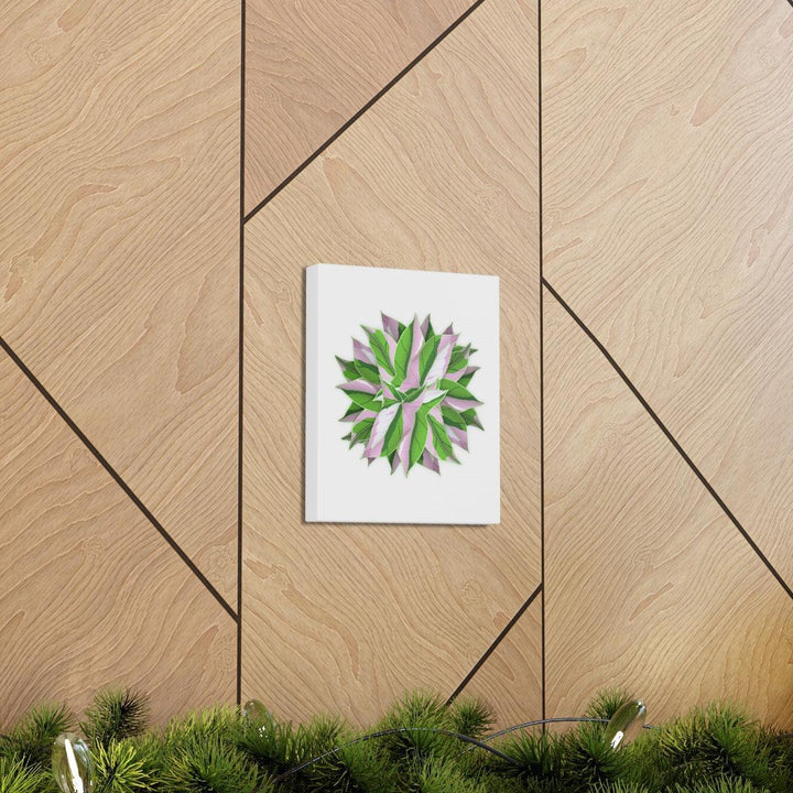 Tricolor Syngonium Canvas - Durable Canvas Art Print With Matte Finish & Botanical Design - Laura Christine Photography & Design