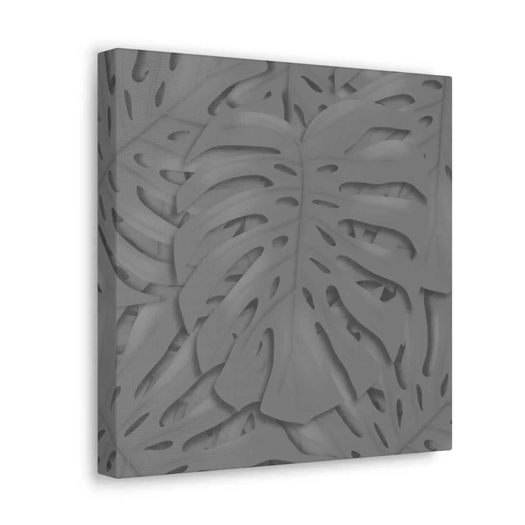 Monstera Canvas Art - Durable Matte Finish Canvas Art Print | Tropical Leaf Wall Decor