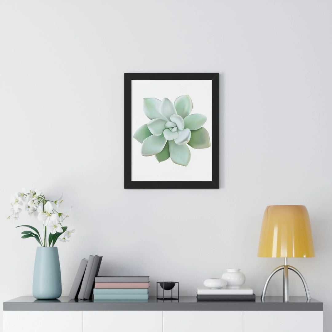 Pachyveria Haagei Succulent Framed Print, Poster, Printify, Framed, Home & Living, Indoor, Paper, Posters, Laura Christine Photography & Design, laurachristinedesign.com