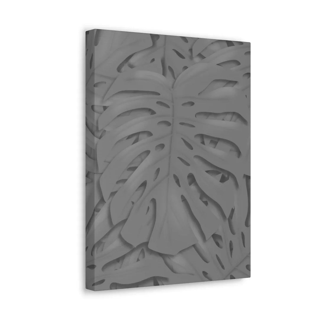 Monstera Canvas Art - Durable Matte Finish Canvas Art Print | Tropical Leaf Wall Decor