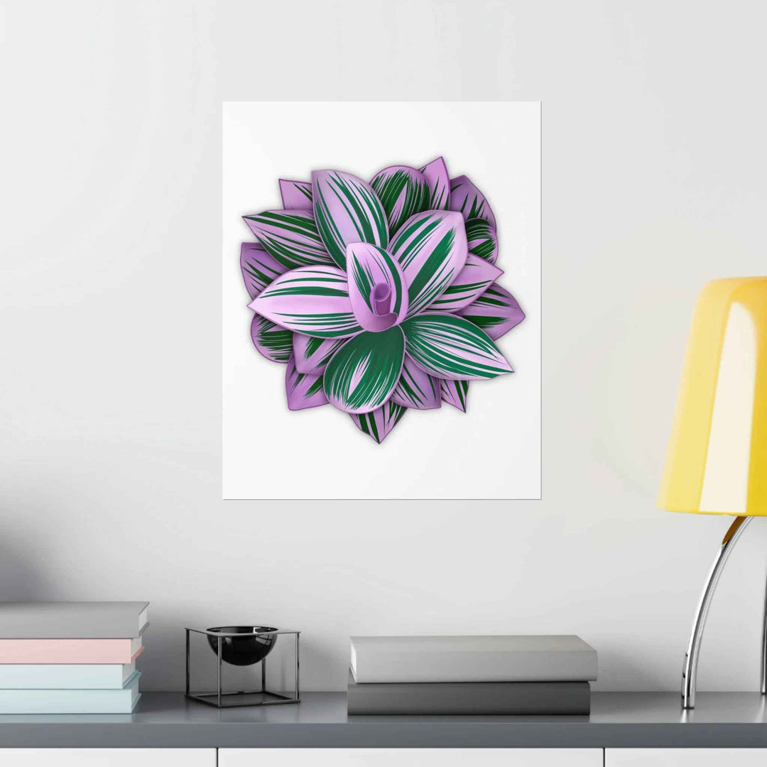 Tradescantia Nanouk Print – Botanical Wall Art on Museum-Grade Paper Poster Unframed
