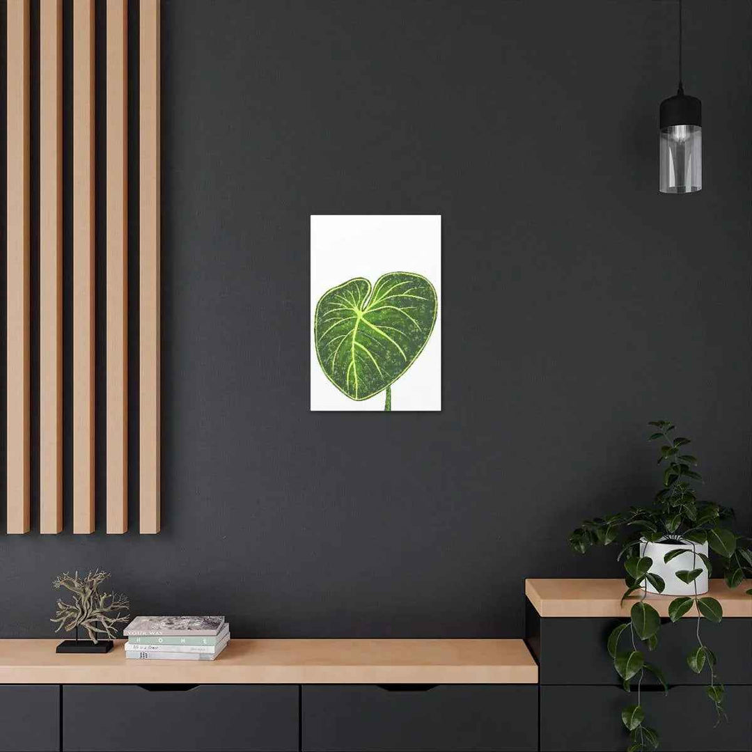 Philodendron Gloriosum Canvas - Stretched Canvas Art Print | Matte Indoor Wall Art