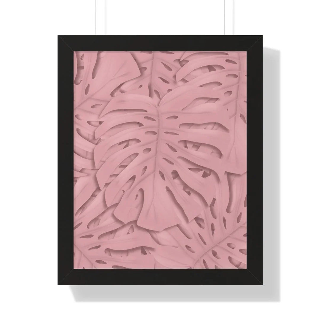Soft Pink Monstera Framed Print, Poster, Laura Christine Photography & Design, Framed, Home & Living, Indoor, Paper, Posters, Laura Christine Photography & Design, laurachristinedesign.com