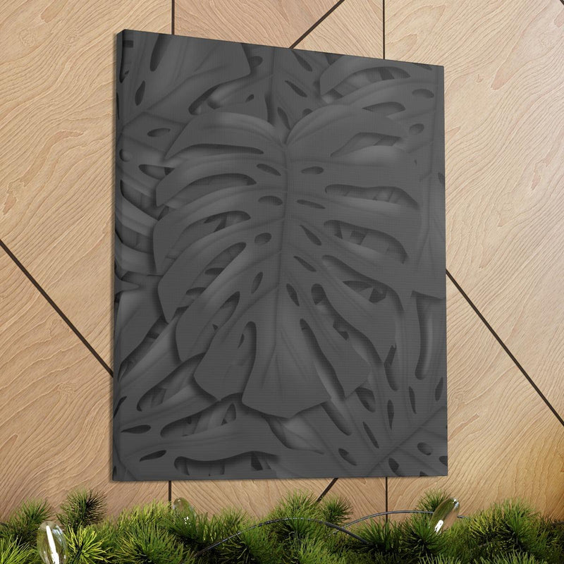 Charcoal Monstera Canvas, Canvas, Laura Christine Photography & Design, Art & Wall Decor, Canvas, Hanging Hardware, Home & Living, Indoor, Laura Christine Photography & Design, laurachristinedesign.com