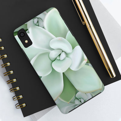 Pachyveria Haagei Succulent Phone Case, Phone Case, Printify, Accessories, Glossy, iPhone Cases, Matte, Phone accessory, Phone Cases, Samsung Cases, Laura Christine Photography & Design, laurachristinedesign.com