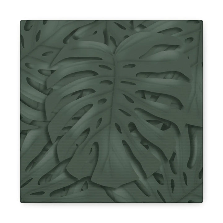 Monstera Canvas Art | Tropical Leaf Canvas Art Print - Matte Finish & Durable Cotton