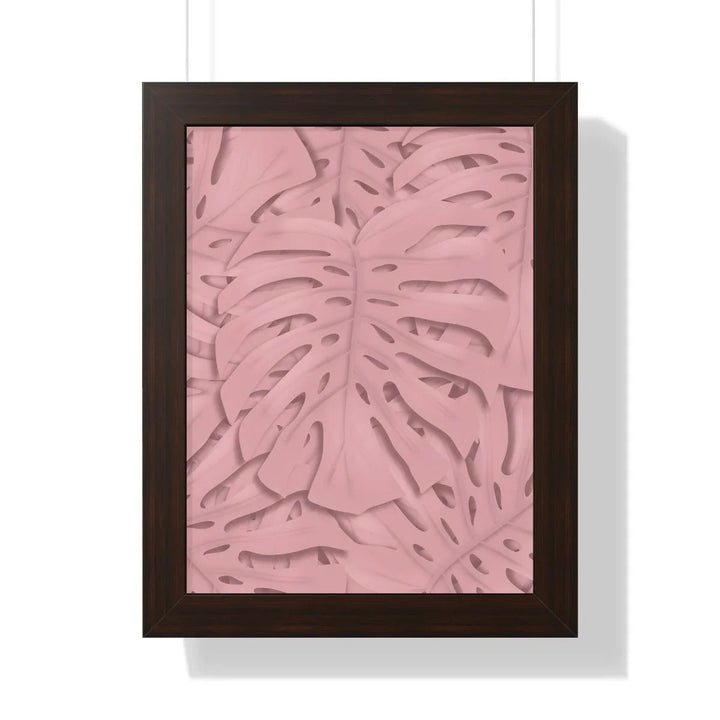 Soft Pink Monstera Framed Print, Poster, Laura Christine Photography & Design, Framed, Home & Living, Indoor, Paper, Posters, Laura Christine Photography & Design, laurachristinedesign.com