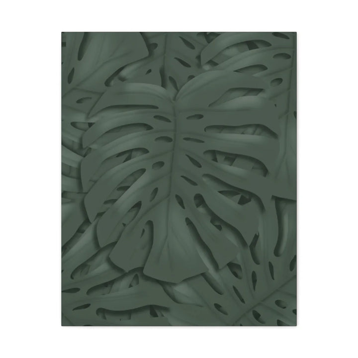 Monstera Canvas Art | Tropical Leaf Canvas Art Print - Matte Finish & Durable Cotton