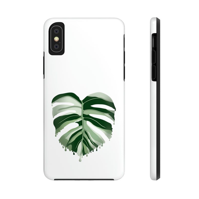 Melting Monstera Albo - Phone Case, Phone Case, Printify, Accessories, Glossy, iPhone Cases, Matte, Phone accessory, Phone Cases, Samsung Cases, Laura Christine Photography & Design, laurachristinedesign.com