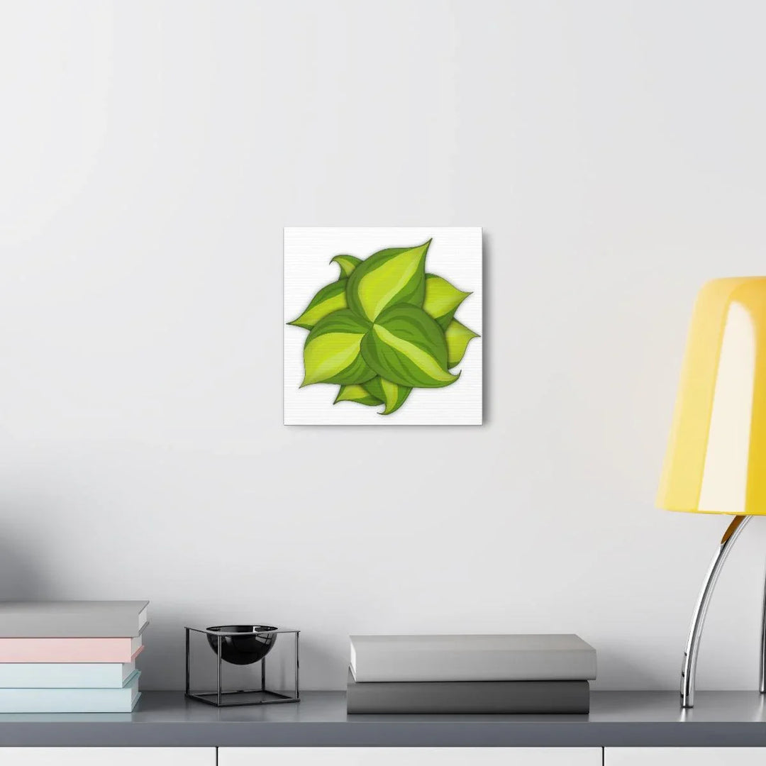 Philodendron Brasil Canvas - Botanical Canvas Art Print With Matte Finish & Durable Hanging - Laura Christine Photography & Design