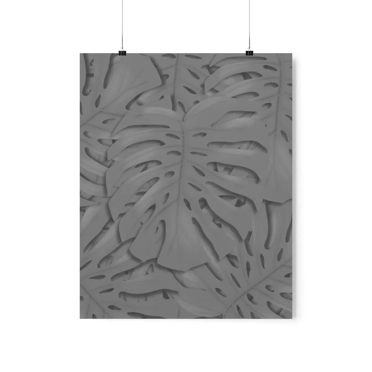 Smokey Monstera Print, Poster, Laura Christine Photography & Design, Back to School, Home & Living, Indoor, Matte, Paper, Posters, Valentine's Day promotion, Laura Christine Photography & Design, laurachristinedesign.com