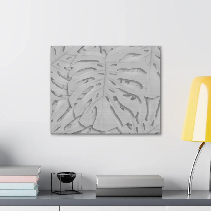 Soft Gray Monstera Canvas, Canvas, Laura Christine Photography & Design, Art & Wall Decor, Canvas, Hanging Hardware, Home & Living, Indoor, Laura Christine Photography & Design, laurachristinedesign.com