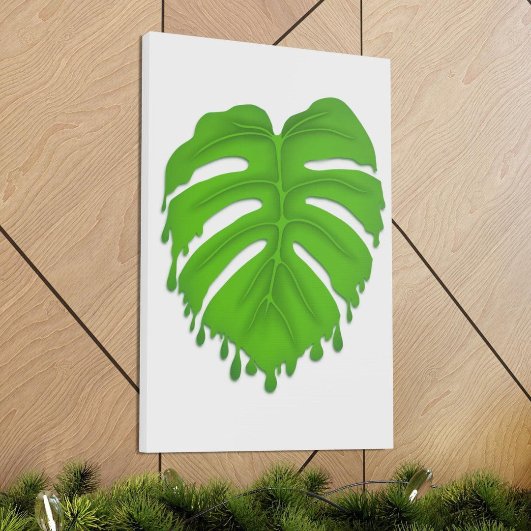 Melting Monstera Canvas, Canvas, Laura Christine Photography & Design, Art & Wall Decor, Canvas, Hanging Hardware, Home & Living, Indoor, Laura Christine Photography & Design, laurachristinedesign.com