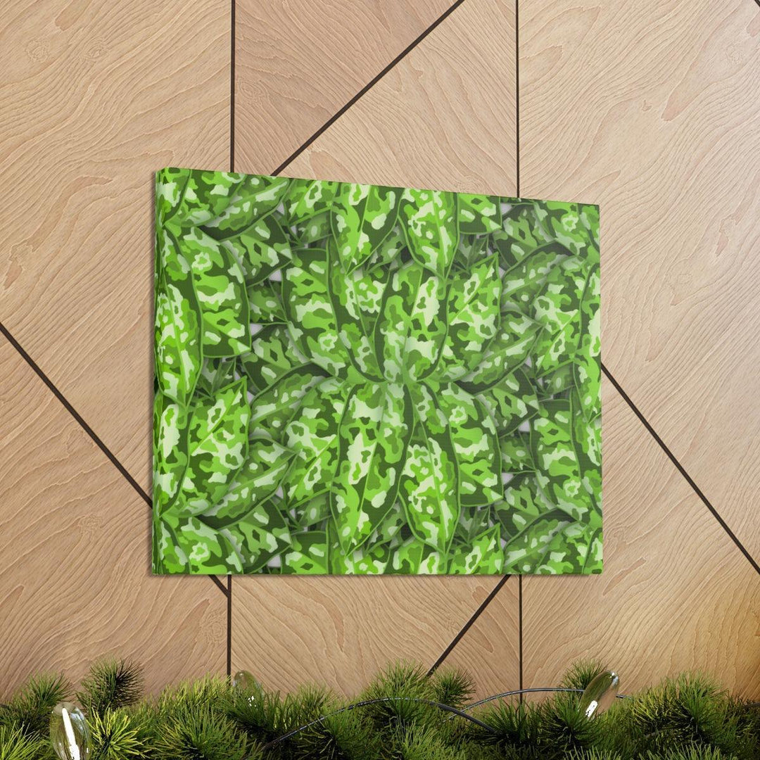 Aglaonema Pictum Tricolor Canvas, Canvas, Laura Christine Photography & Design, Art & Wall Decor, Canvas, Hanging Hardware, Home & Living, Indoor, Laura Christine Photography & Design, laurachristinedesign.com