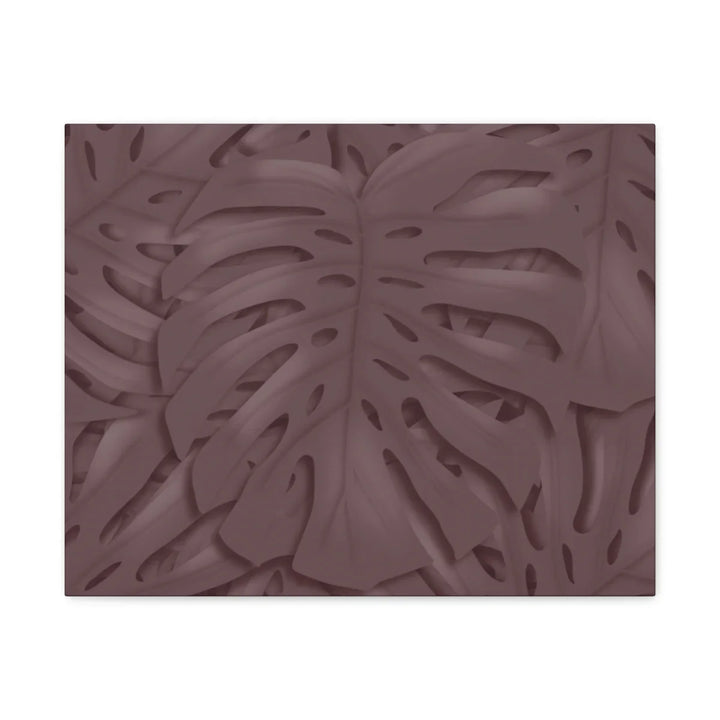 Monstera Canvas Art | Durable Matte Finish Canvas Art Print with Natural Leaf Hole Decor