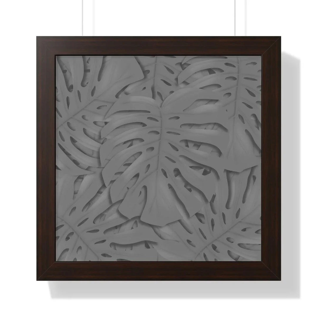 Smokey Monstera Framed Print, Poster, Laura Christine Photography & Design, Framed, Home & Living, Indoor, Paper, Posters, Laura Christine Photography & Design, laurachristinedesign.com