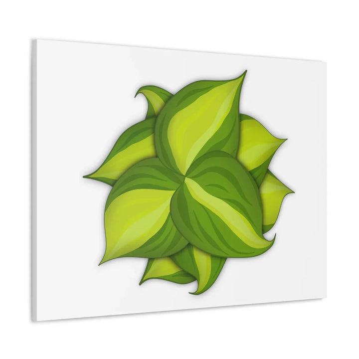 Philodendron Brasil Canvas - Botanical Canvas Art Print With Matte Finish & Durable Hanging - Laura Christine Photography & Design