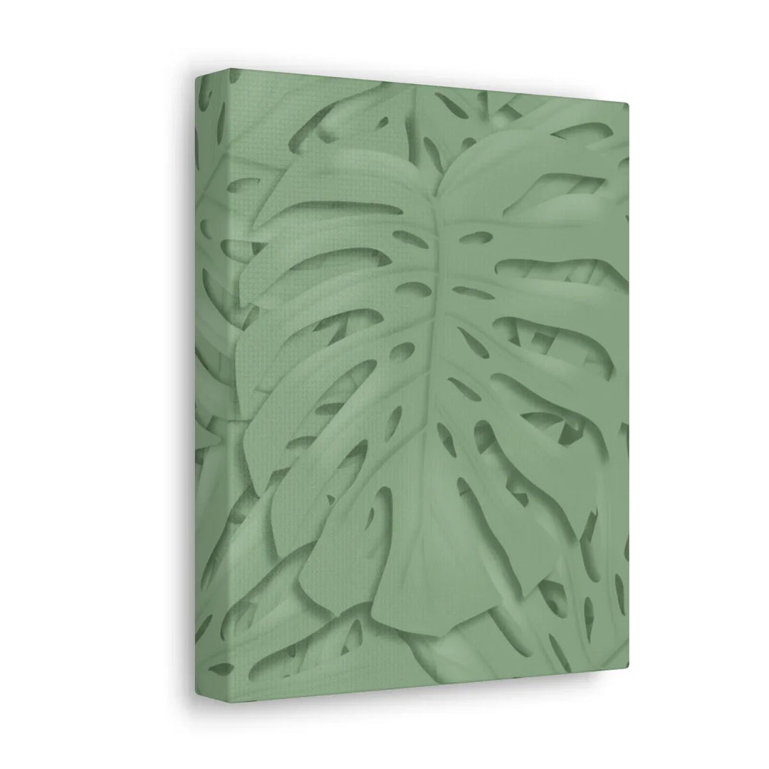Monstera Canvas Art | Durable Matte Finish Canvas Art Print for Indoor Wall Decor