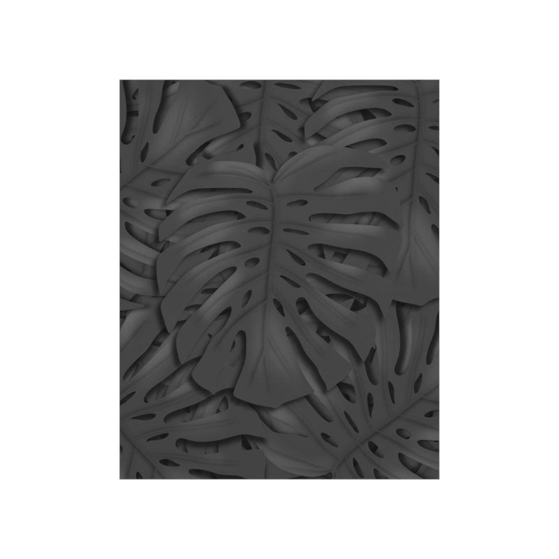 Charcoal Monstera Print, Poster, Printify, Back to School, Home & Living, Indoor, Matte, Paper, Posters, Valentine&