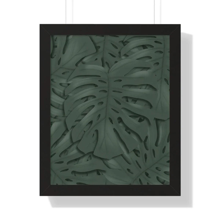 Deep Green Monstera Framed Print, Poster, Laura Christine Photography & Design, Framed, Home & Living, Indoor, Paper, Posters, Laura Christine Photography & Design, laurachristinedesign.com