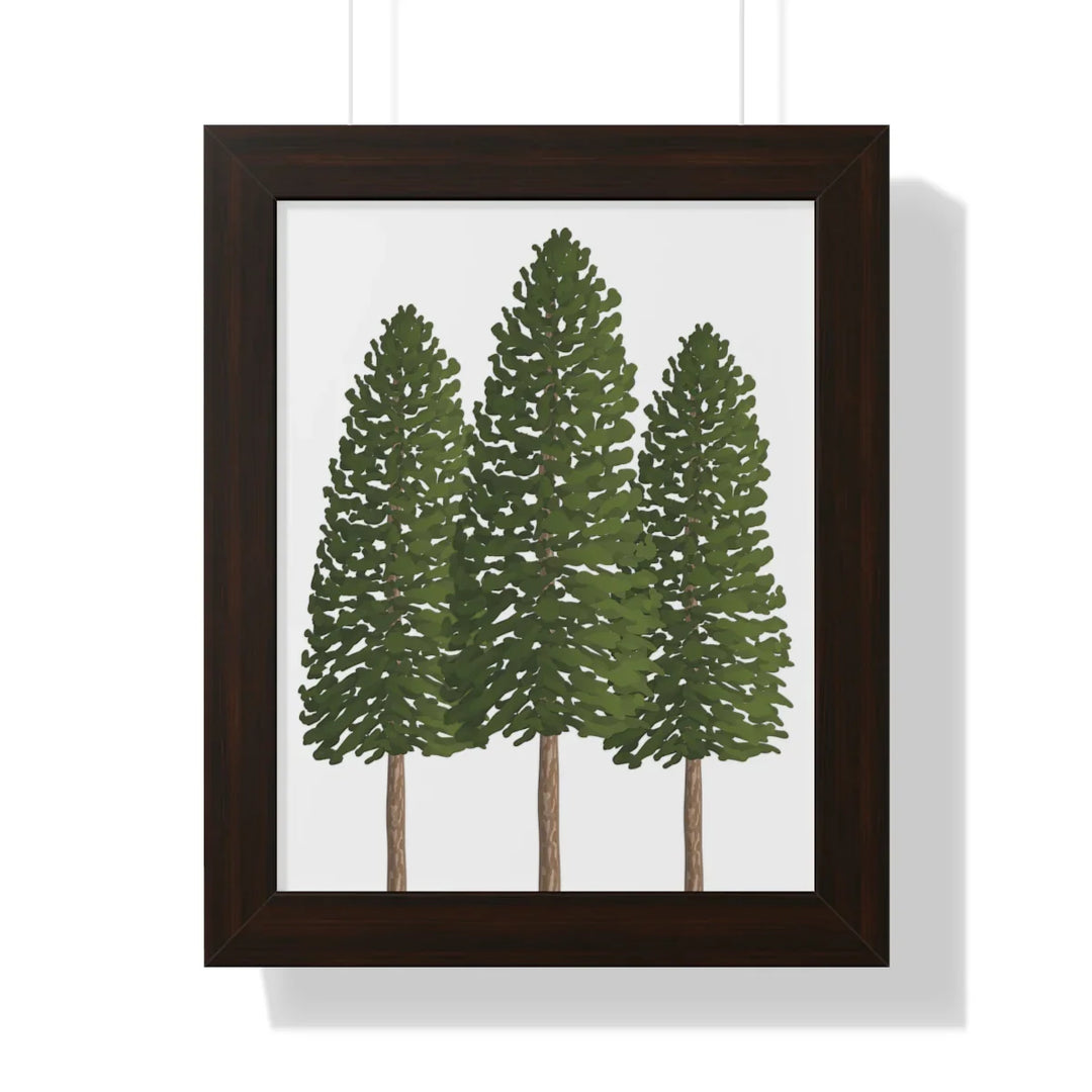 Ponderosa Pine Print - Framed Wall Art With Matte Finish & Acrylic Cover