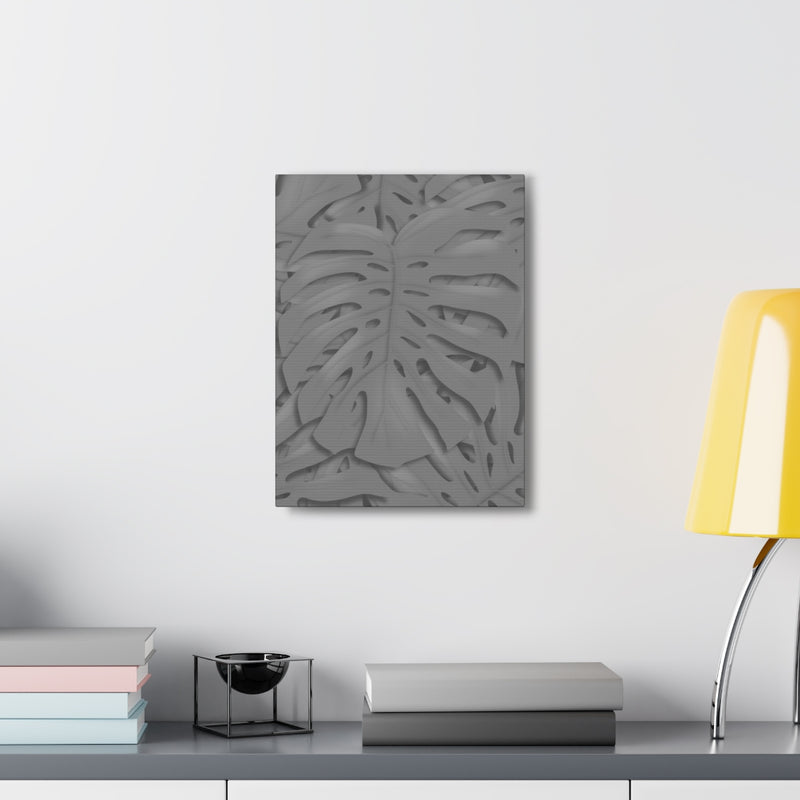 Smokey Monstera Canvas