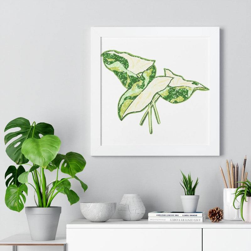 Marble Syngonium Framed Print, Poster, Laura Christine Photography & Design, Framed, Home & Living, Indoor, Paper, Posters, Laura Christine Photography & Design, laurachristinedesign.com