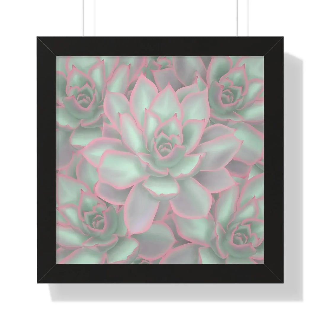 Echeveria Violet Queen Succulent Framed Print, Poster, Laura Christine Photography & Design, Framed, Home & Living, Indoor, Paper, Posters, Laura Christine Photography & Design, laurachristinedesign.com