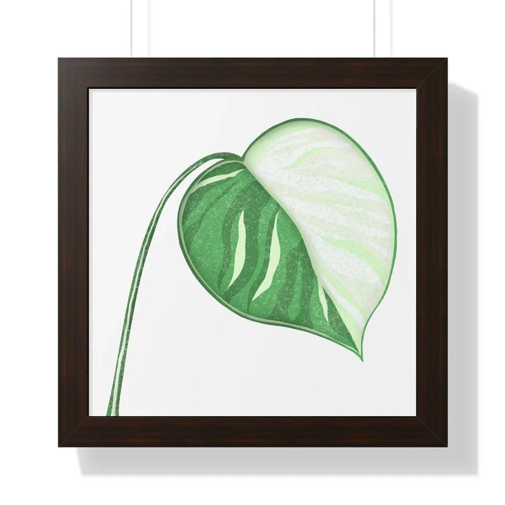 Monstera Albo Framed Print, Poster, Laura Christine Photography & Design, Framed, Home & Living, Indoor, Paper, Posters, Laura Christine Photography & Design, laurachristinedesign.com