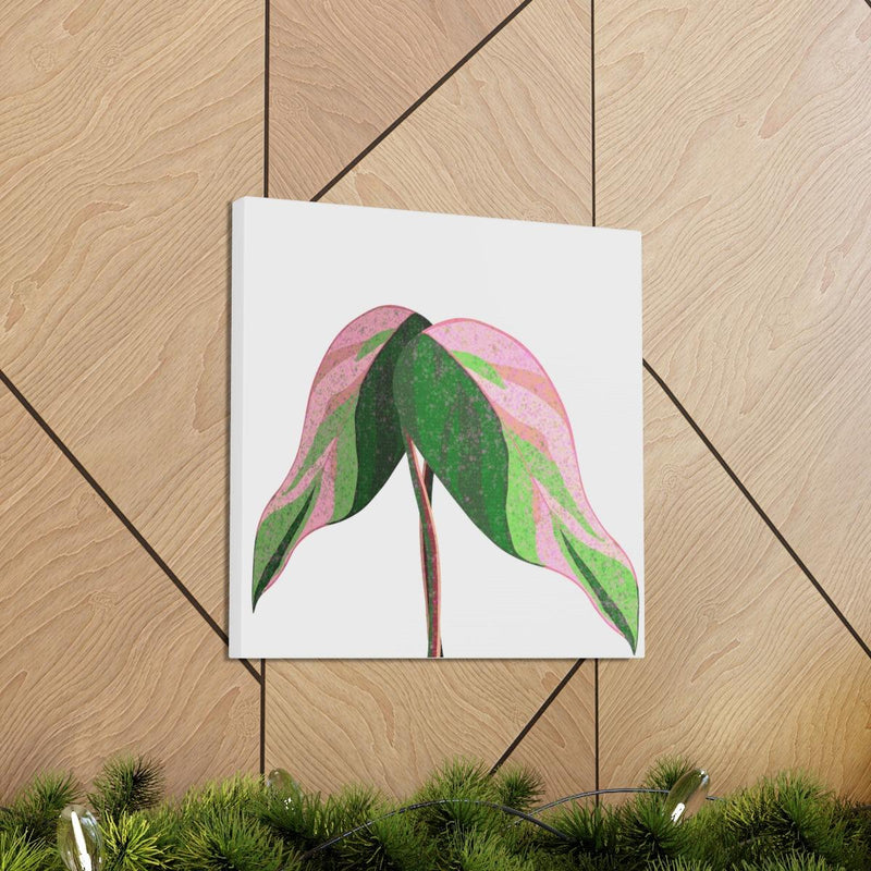 Pink Princess Philodendron Canvas, Canvas, Laura Christine Photography & Design, Art & Wall Decor, Canvas, Hanging Hardware, Home & Living, Indoor, Laura Christine Photography & Design, 