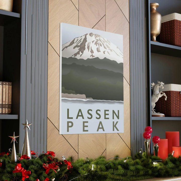 Lassen Peak Minimalist Canvas, Canvas, Printify, Art & Wall Decor, Canvas, Hanging Hardware, Home & Living, Indoor, Laura Christine Photography & Design, laurachristinedesign.com