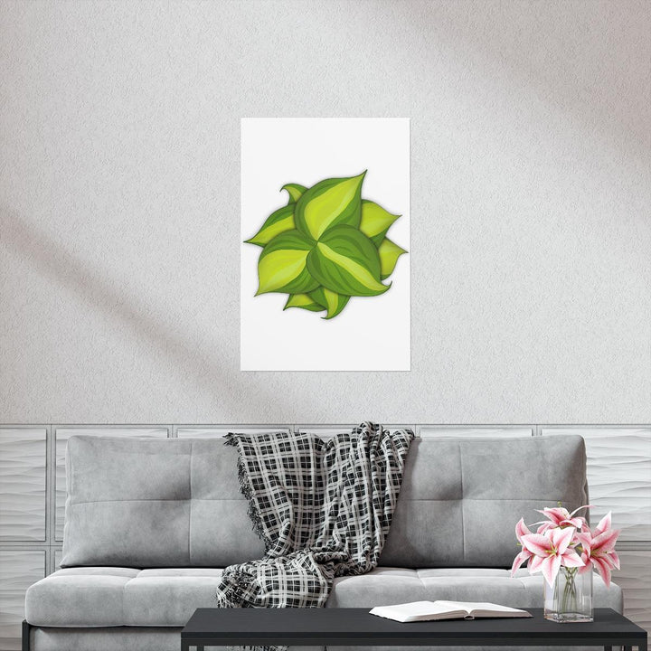 Philodendron Brasil Print – Botanical Wall Art on Museum Grade Paper Poster Unframed - Laura Christine Photography & Design