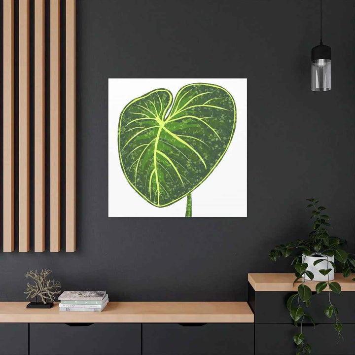 Philodendron Gloriosum Canvas - Stretched Canvas Art Print | Matte Indoor Wall Art