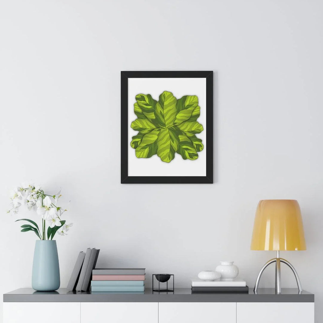 Calathea Yellow Fusion Framed Print, Poster, Laura Christine Photography & Design, Bottle, Calathea, Canvas Bag, Coffee, Drinkware, Framed, Home & Living, Indoor, Paper, Posters, Prayer Plant, Reusable, Shopping Bag, Tea, Tote Bag, Travel, Tumbler, Water, Yellow Fusion, Laura Christine Photography & Design, laurachristinedesign.com