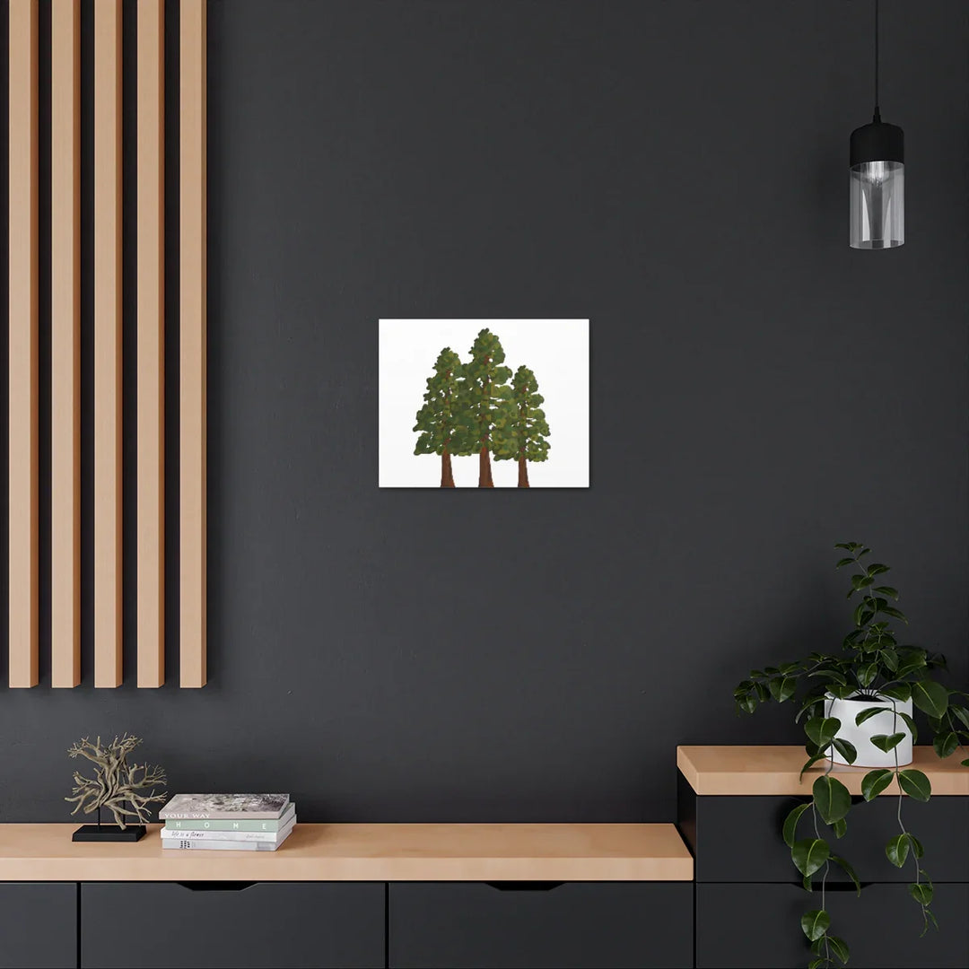 Coastal Redwoods Canvas - Stretched Cotton Canvas Art Print | Matte Finish Wall Hanging Artwork