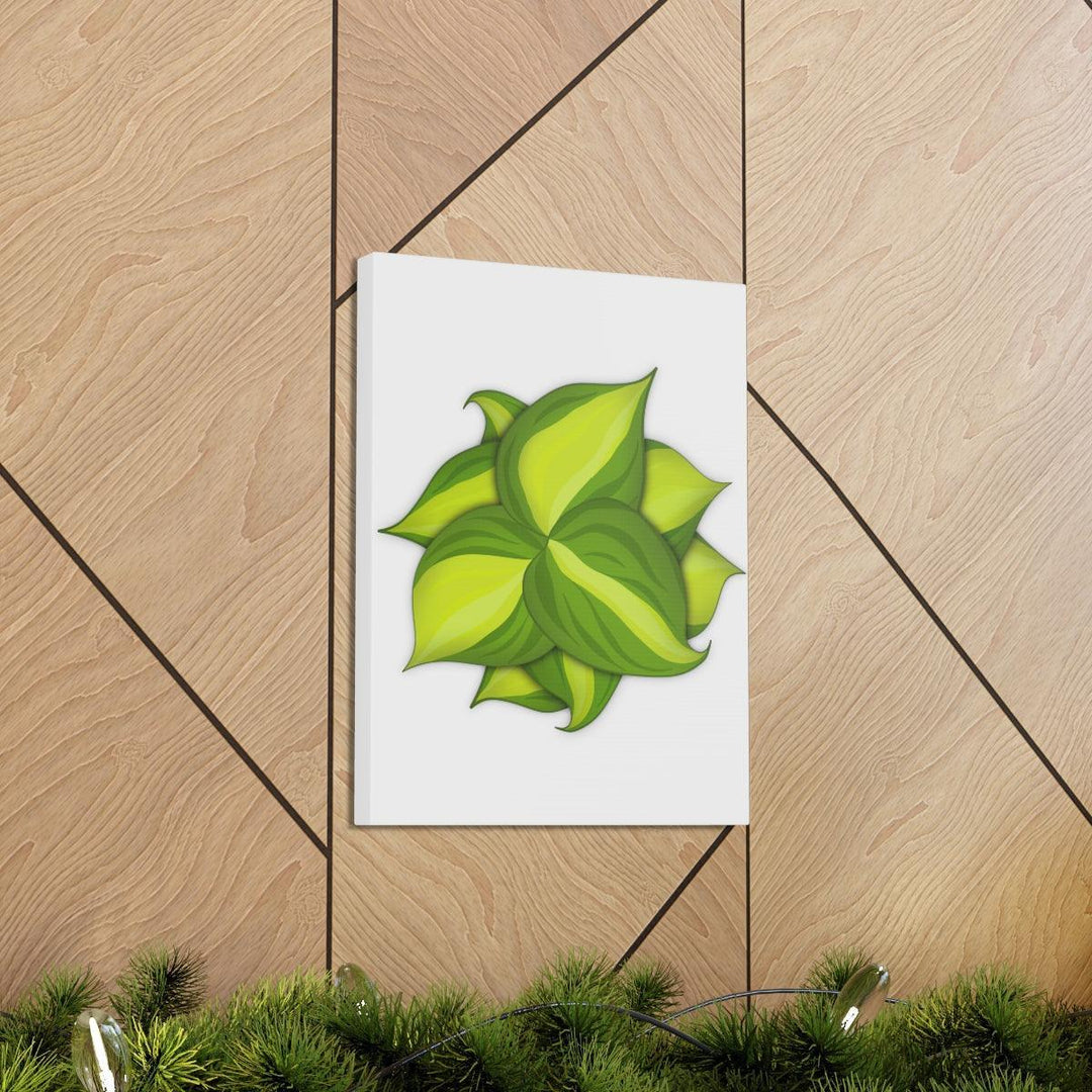 Philodendron Brasil Canvas - Botanical Canvas Art Print With Matte Finish & Durable Hanging - Laura Christine Photography & Design