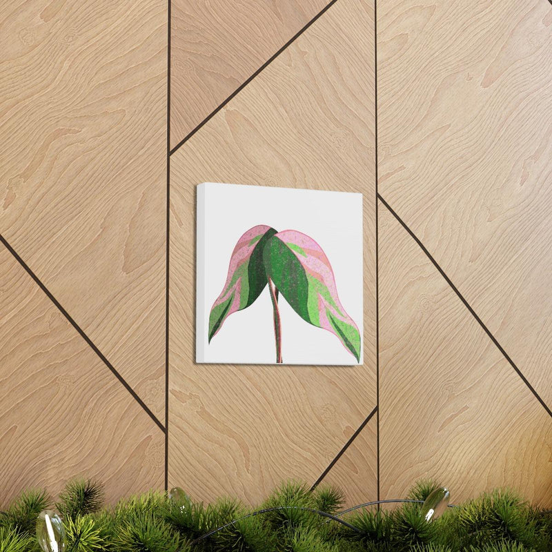 Pink Princess Philodendron Canvas, Canvas, Laura Christine Photography & Design, Art & Wall Decor, Canvas, Hanging Hardware, Home & Living, Indoor, Laura Christine Photography & Design, 