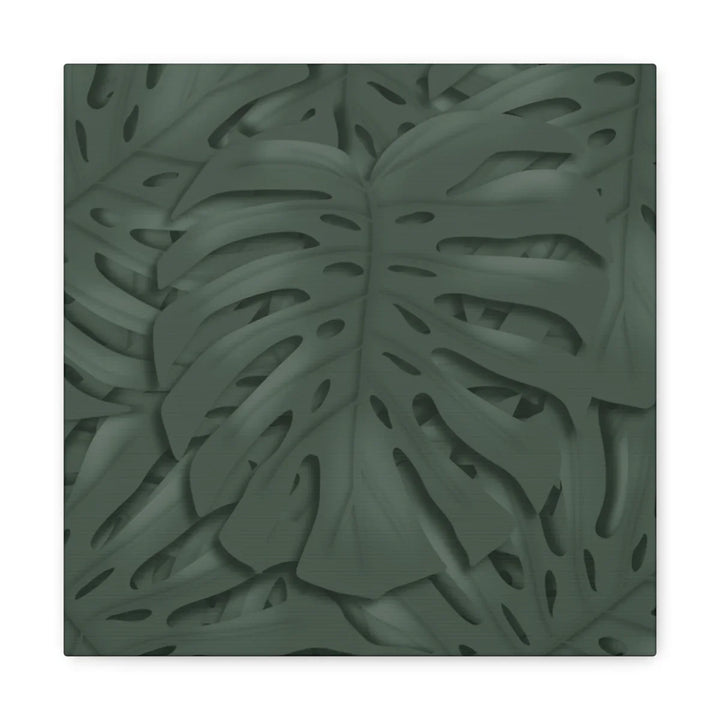 Monstera Canvas Art | Tropical Leaf Canvas Art Print - Matte Finish & Durable Cotton