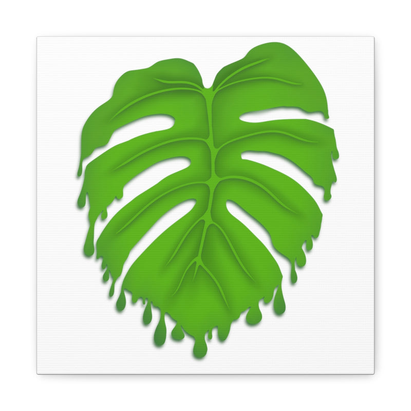 Melting Monstera Canvas