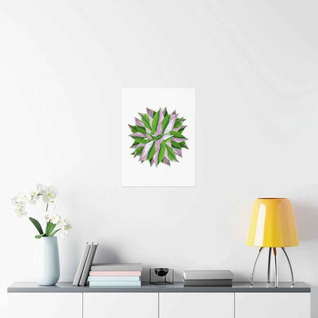 Tricolor Syngonium Print - Botanical Poster on Museum Grade Paper | Archival Ink Unframed