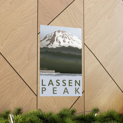 Lassen Peak Minimalist Print, Poster, Printify, Back to School, Home & Living, Indoor, Matte, Paper, Posters, Valentine's Day promotion, Laura Christine Photography & Design, laurachristinedesign.com