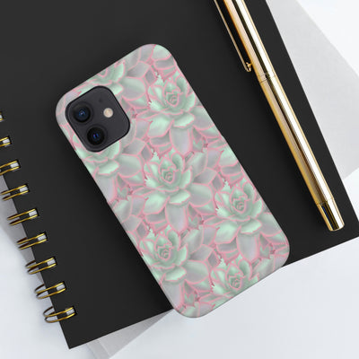 Echeveria Violet Queen Succulent Phone Case, Phone Case, Printify, Accessories, Glossy, iPhone Cases, Matte, Phone accessory, Phone Cases, Samsung Cases, Laura Christine Photography & Design, laurachristinedesign.com